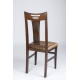 Dining chair with hard back Mix furniture Yulia dark walnut