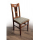 Dining chair with hard back Mix furniture Yulia dark walnut