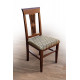 Dining chair with hard back Mix Furniture Alla dark walnut