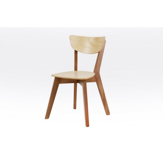 Wooden dining chair Mix furniture Rondo walnut/ash