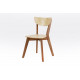 Wooden dining chair Mix furniture Rondo walnut/ash