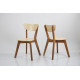 Wooden dining chair Mix furniture Rondo walnut/ash