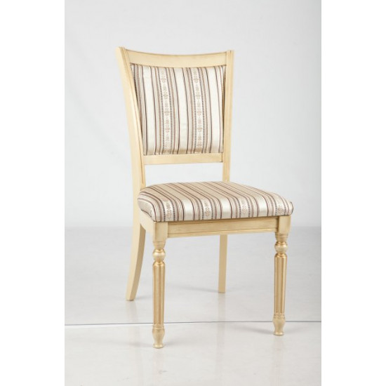 Wooden dining chair Mix furniture Sicily ivory + patina