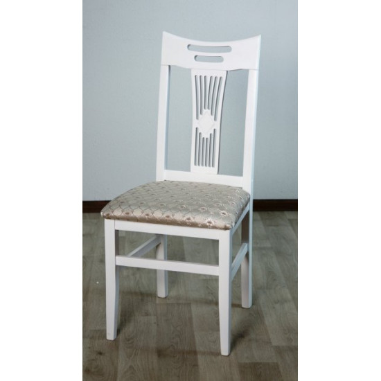 Dining chair with hard back Mix Furniture Julia white