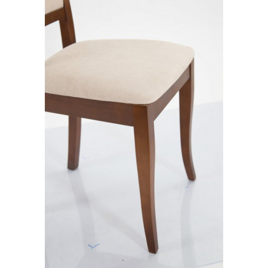 Wooden dining chair Mix furniture Naples-N walnut