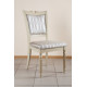 Wooden dining chair Mix furniture Sicily Lux ivory + patina