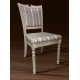 Wooden dining chair Mix furniture Sicily Lux ivory + patina