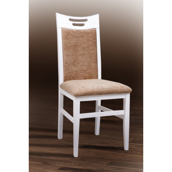 Wooden dining chair Mix furniture Yulia white