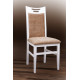 Wooden dining chair Mix furniture Yulia white