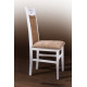 Wooden dining chair Mix furniture Yulia white