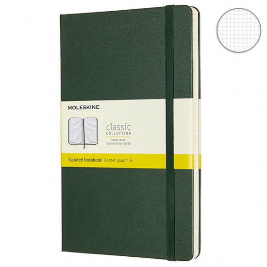 Блокнот Moleskine Classic середній миртовий зелений QP061K15