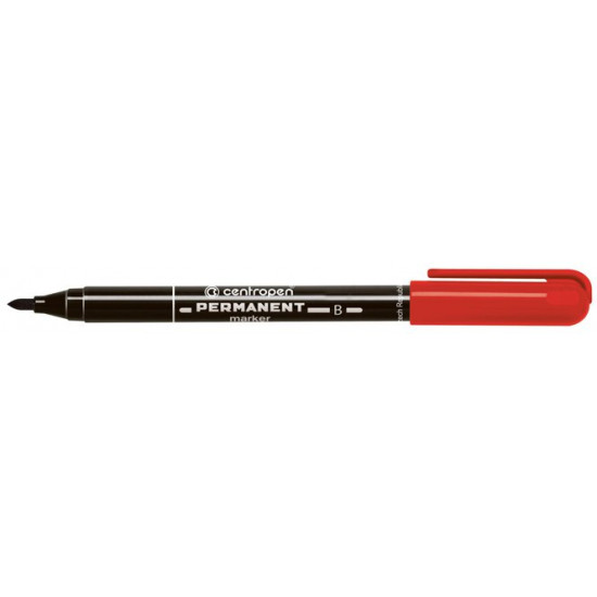 Set of permanent markers Centropen 2 mm 10 pcs Red (2836/02)