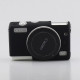 Protective silicone case for CANON EOS M100 cameras - black