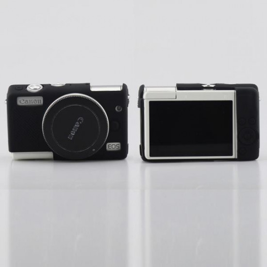 Protective silicone case for CANON EOS M100 cameras - black