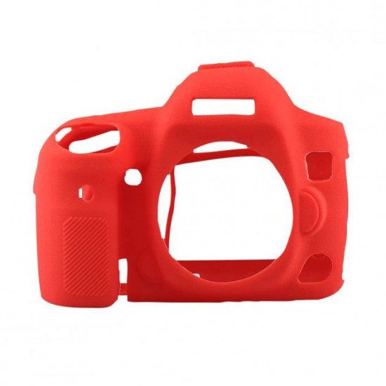 Protective silicone case for Canon EOS 5D Mark IV cameras - red