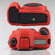 Protective silicone case for Canon EOS 5D Mark IV cameras - red