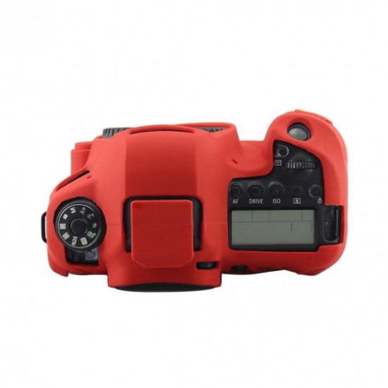 Protective silicone case for Canon EOS 6D Mark II cameras - red