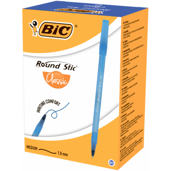 Ручка кулькова Bic Round Stic, синя, 0.32 мм (bc921403)