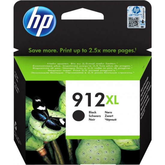 HP No.912XL OJP8013/8023 High Yield Black Cartridge (3YL84AE)