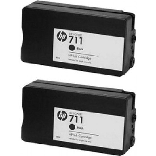 Cartridge HP No.711 DesignJet 120/520 (2x80 ml) Dual Pack Black (P2V31A)