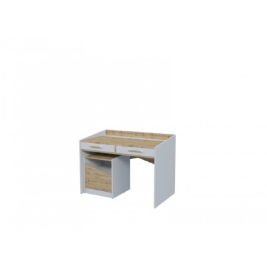 Desk Intarsio Unity T 2S Tahoe Oak / White Alaska