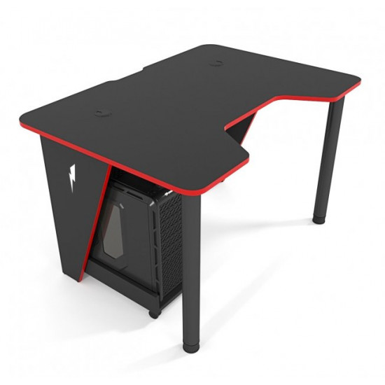 Gaming desk ZEUS IVAR-1400 black+red