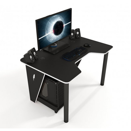 Gaming desk ZEUS IVAR-1400 black+white