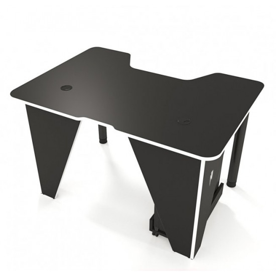 Gaming desk ZEUS IVAR-1400 black+white