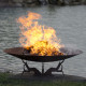 Simple hearth-bowl with carved legs 1200 Prescona