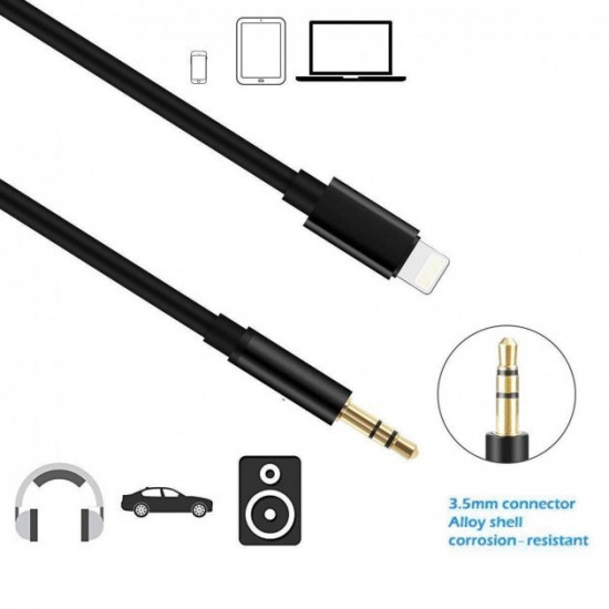 AUX adapter cable Epik Lightning/3.5 mm