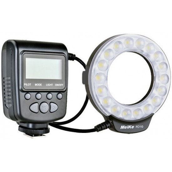 Кільцевий LED макроспалах MeiKe FC-110 (FC110) для камер CANON