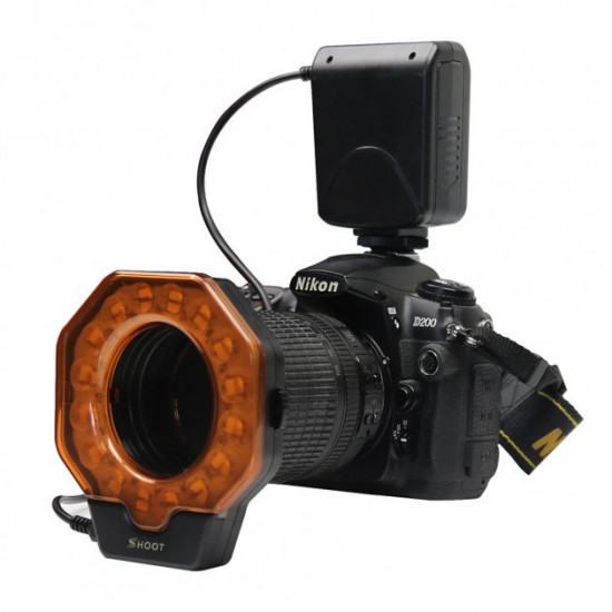 Кільцевий LED макроспалах Shoot SL-103C для камер Nikon