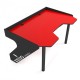 Gaming desk ZEUS Geroy red+black