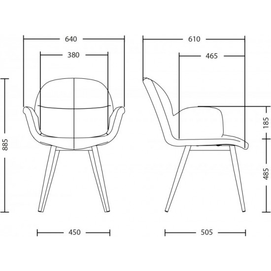 Стілець Nowy Styl MICHEL ordf HN ALU (BOX-1) ICON-39