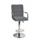 Bar chair Onder Mebli AUGUSTO - ARM B-T GRAY B-1004 BAR CH-BASE