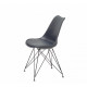 Dining chair Onder Mebli MILAN ANTHRACITE 01 BK - ML