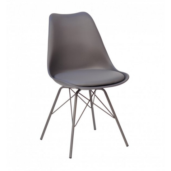 Dining chair Onder Mebli MILAN ONE GRAY 21