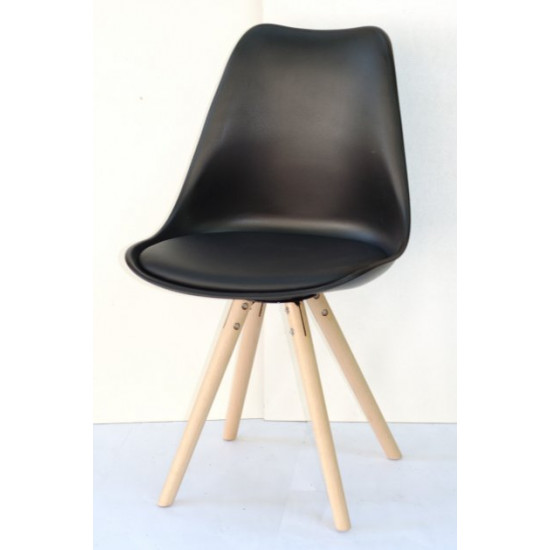 Dining chair Onder Mebli MILAN-S BLACK 04