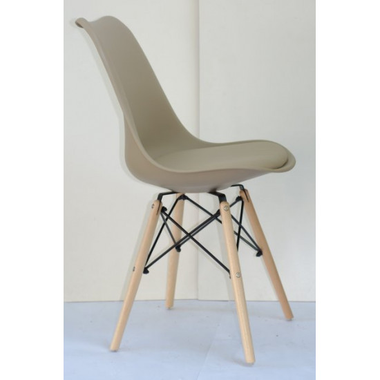 Dining chair Onder Mebli MILAN-B BEIGE 06