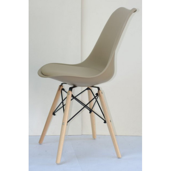 Dining chair Onder Mebli MILAN-B BEIGE 06