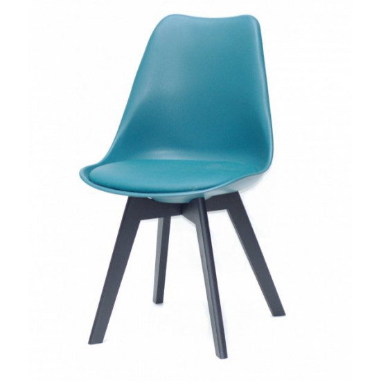 Dining chair Onder Mebli MILAN - BK TURQUOISE 02