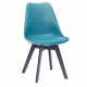 Dining chair Onder Mebli MILAN - BK TURQUOISE 02