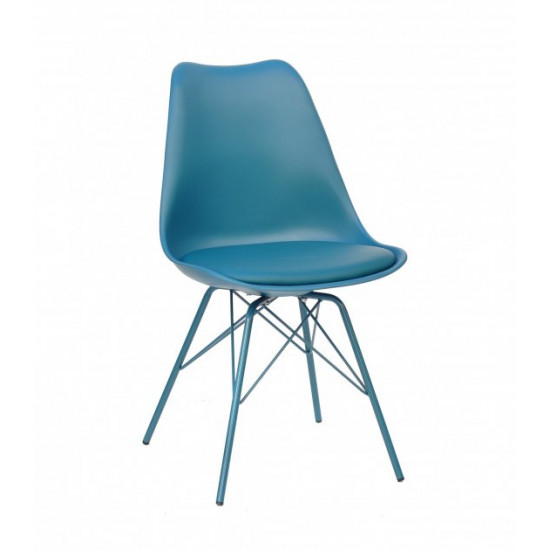 Dining chair Onder Mebli MILAN ONE TURQUOISE 02