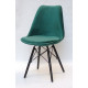 Dining chair Onder Mebli MILAN SOFT B - BK VELVET GREEN B - 5