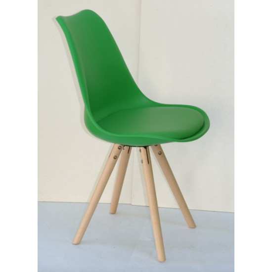 Dining chair Onder Mebli MILAN-C GREEN 44