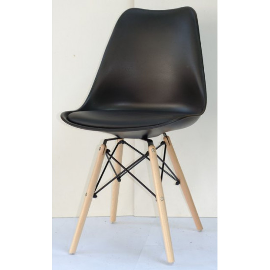 Dining chair Onder Mebli MILAN-B BLACK 04