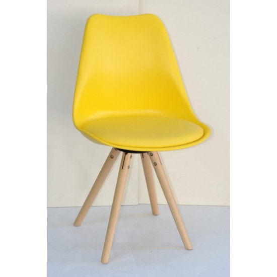 Dining chair Onder Mebli MILAN-C YELLOW 14