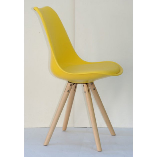 Dining chair Onder Mebli MILAN-C YELLOW 14