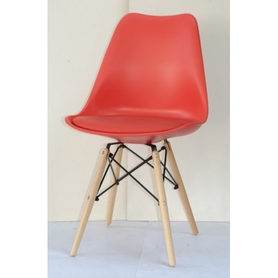 Dining chair Onder Mebli MILAN-B RED 05