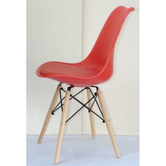 Dining chair Onder Mebli MILAN-B RED 05